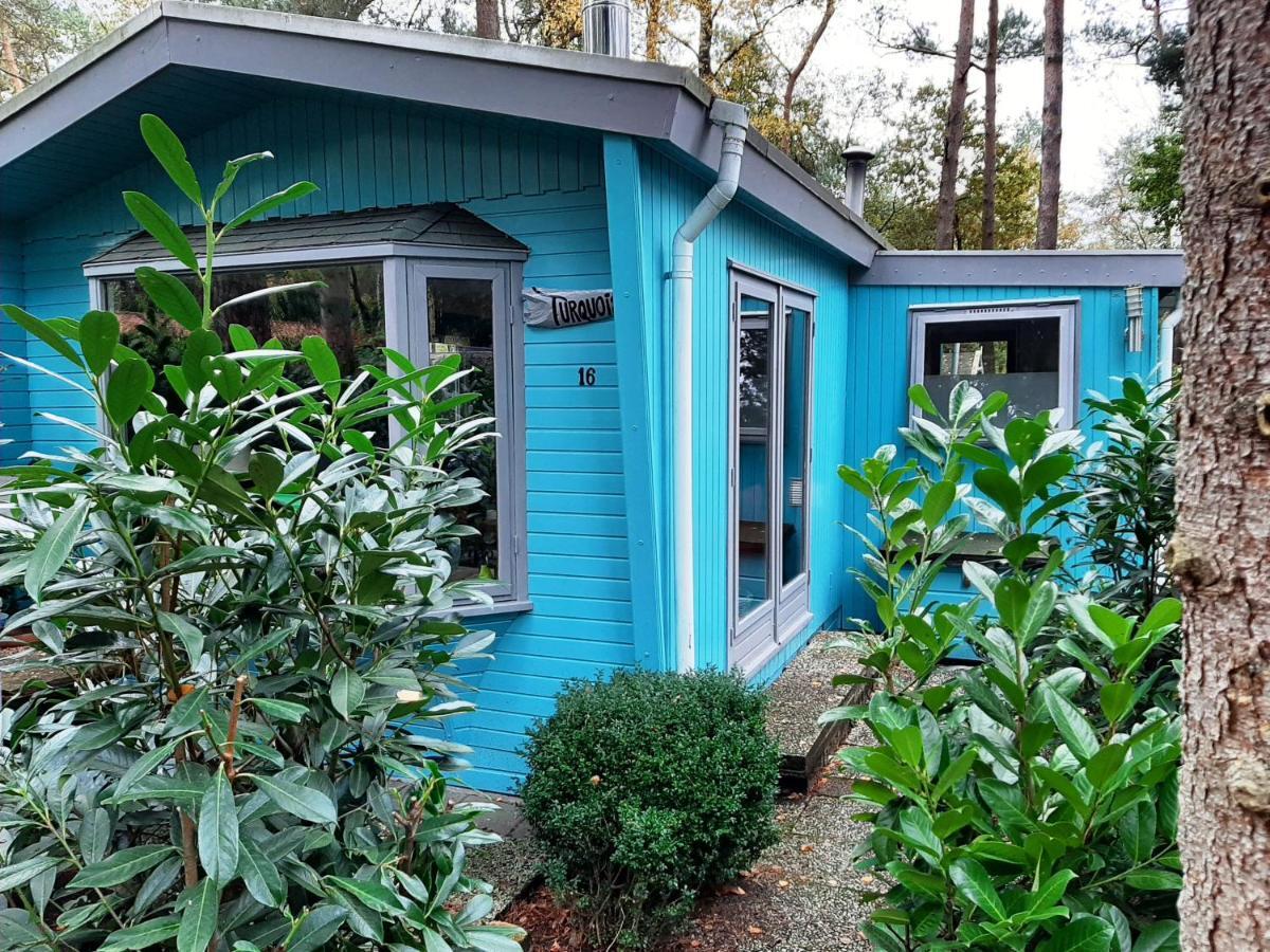 Boshuis Turquoise / Smaakvol Genieten Op De Veluwe ホンデルロー エクステリア 写真